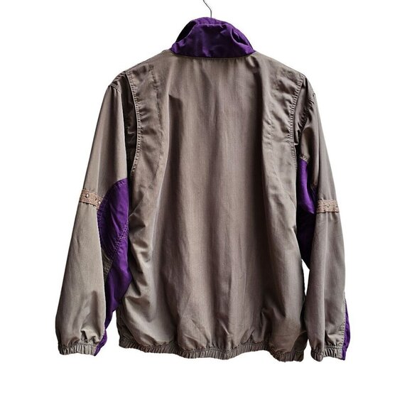 Vintage Mureli Unisex Medium Brown & Purple Studded Jacket - Picture 2 of 12